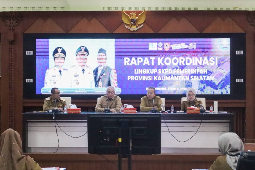 Pemprov Kalsel Evaluasi Serapan Anggaran Triwulan I, Gubernur Targetkan Capai 50 Persen di Triwulan II