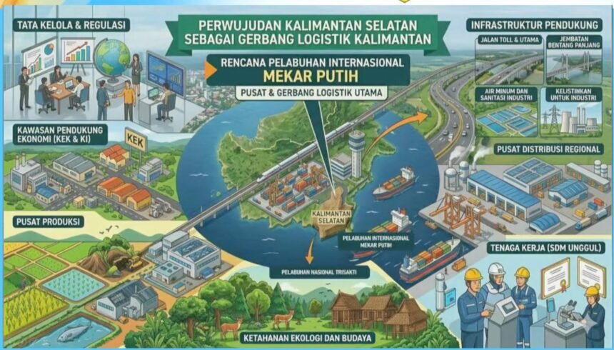 Gubernur Muhidin Paparkan Proyek Strategis Kalsel, Dari Jembatan Pulau Laut Hingga KEK Mekar Putih