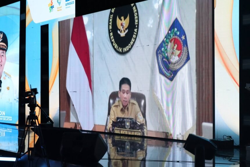 Wamendagri Dorong Kalsel Capai Target Nasional 2027, Tekan Kemiskinan hingga Nol Persen