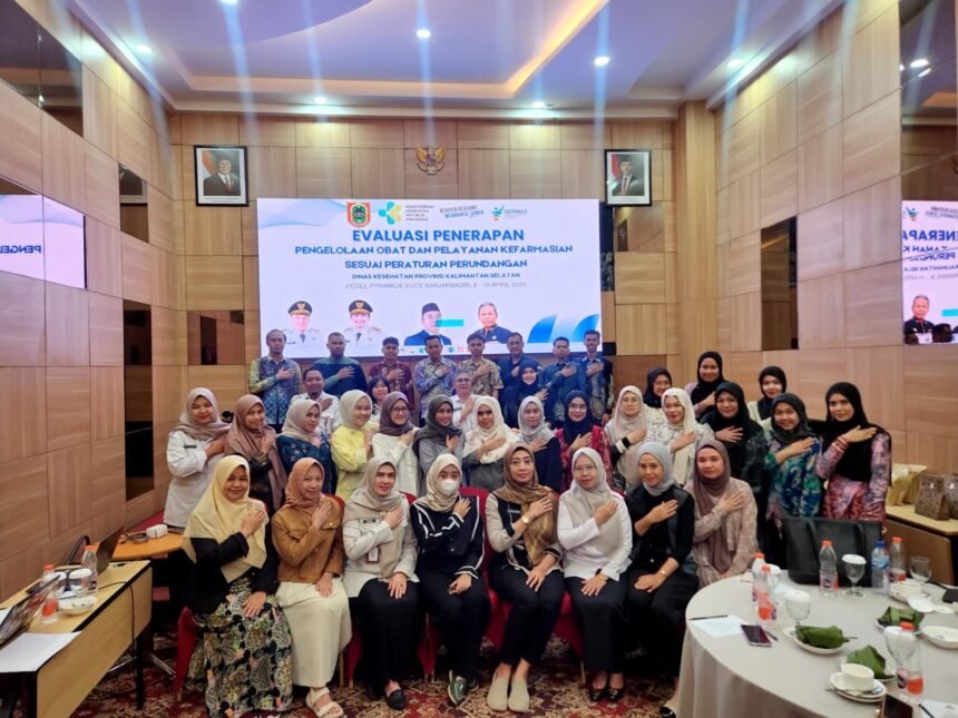 Perkuat Kepatuhan Regulasi, Dinkes Kalsel Evaluasi Pengelolaan Obat dan Pelayanan Kefarmasian