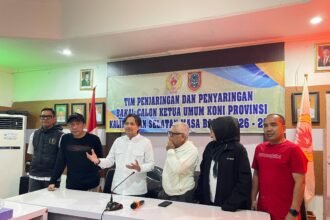 Datangi Koni Kalsel, Hasnuryadi Konsultasi Regulasi Larangan AD/ART Ketua KONI 