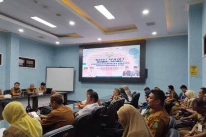 Jelang Sidang Pleno, Komisi Irigasi Kalsel Bahas Percepatan Pengelolaan Irigasi