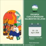 BMKG Rilis Prospek Cuaca Mingguan Kalsel, Waspadai Hujan Disertai Petir dan Angin Kencang