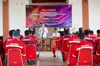 Sinergi Dishut dan P2SDM, Pelatihan Karhutla Perkuat Tim Brigdalkarhutla