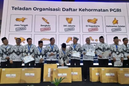 PGRI Kalsel Raih Penghargaan Nasional Tata Kelola Keuangan pada Konkernas II 2026