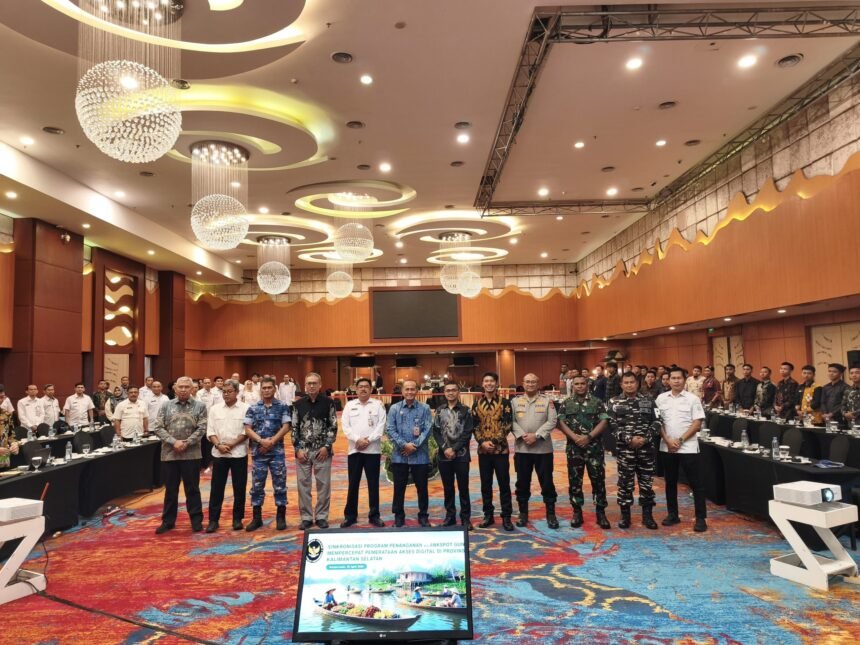 Pemprov Kalsel Perkuat Sinergi Atasi Blank Spot dan Dorong Pemerataan Akses Digital