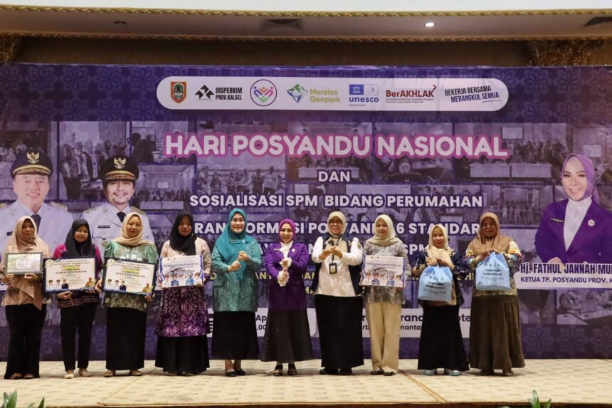 Hari Posyandu Nasional 2026, Kalsel Optimalkan Pelayanan Dasar Berbasis 6 SPM dan SPM Perumahan 