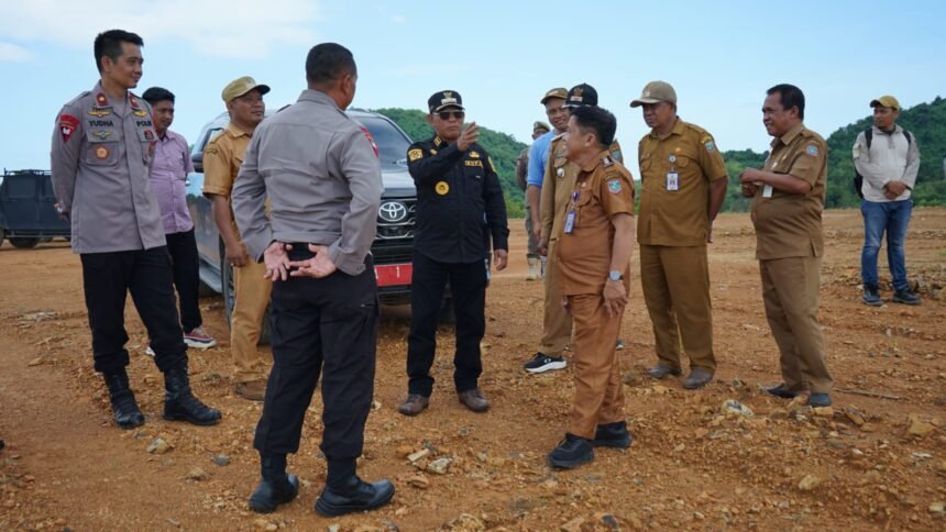 Wujudkan Pemerataan Pembangunan, Bupati Kotabaru Tinjau Lahan Pemda