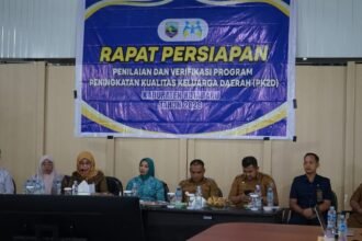 Pemkab kotabaru gelar Rapat persiapan penilaian dan verifiksi program peningkatan kualitas keluarga daerah (PK2D)