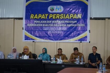 Pemkab kotabaru gelar Rapat persiapan penilaian dan verifiksi program peningkatan kualitas keluarga daerah (PK2D)