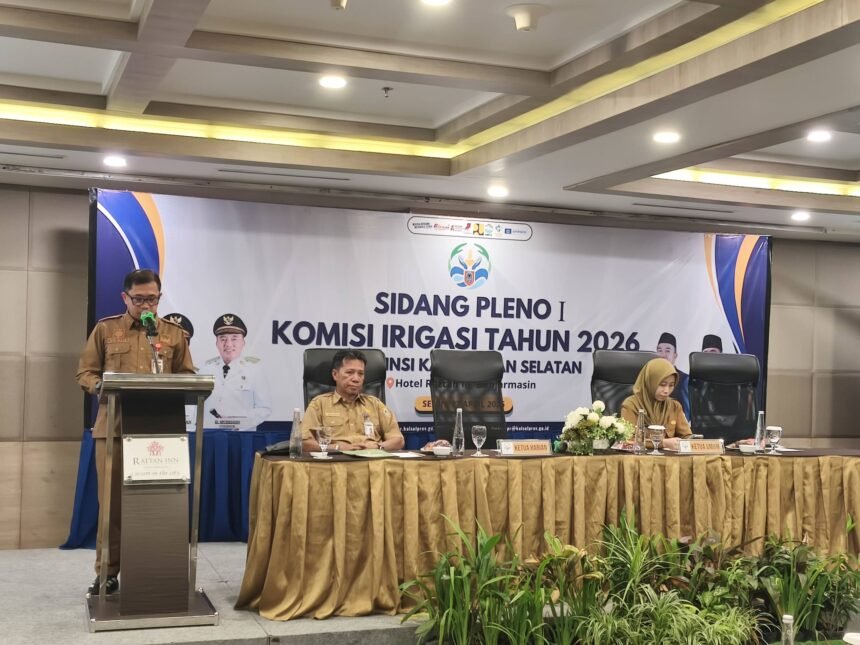 Sidang Pleno Irigasi Kalsel Fokus Percepatan Ketahanan Pangan di Tengah Perubahan Iklim