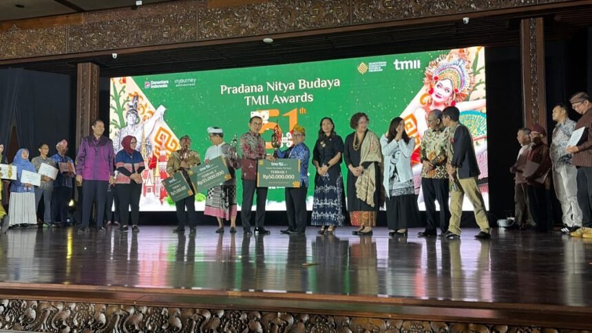 Anjungan Kalsel Raih Terbaik I TMII Award 2026 pada HUT ke-51 TMII