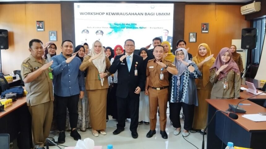 Dorong Penguatan Ekosistem, Diskop UKM Kalsel Gelar Workshop Kewirausahaan bagi UMKM