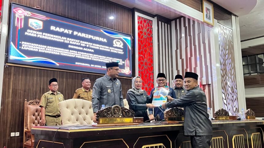 DPRD Kotabaru Sampaikan Rekomendasi LKPj 2025 dan Bahas Perubahan Propemperda 2026