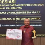 Kalsel Terbaik di Regional Kalimantan, Gubernur H. Muhidin Terima Penghargaan Kemendagri 2026