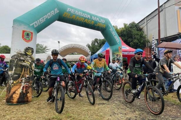 Goweser Banua Antusias Ikuti MTB Fun Enduro Dispora Kalsel
