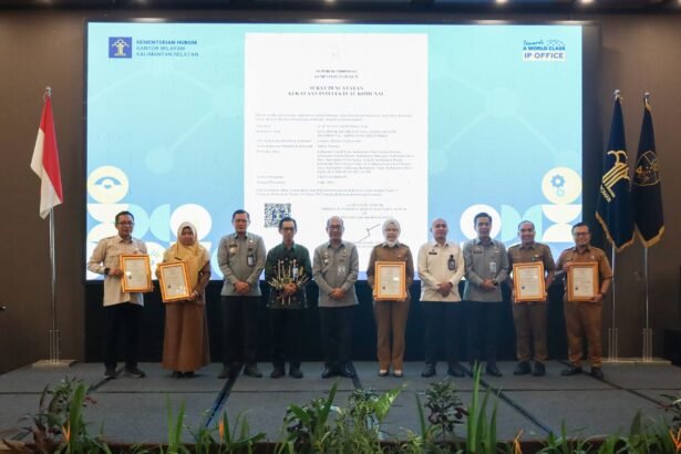 Kolaborasi Pemprov Kalsel, Kemenkum, dan Perguruan Tinggi Perkuat Kekayaan Intelektual Daerah