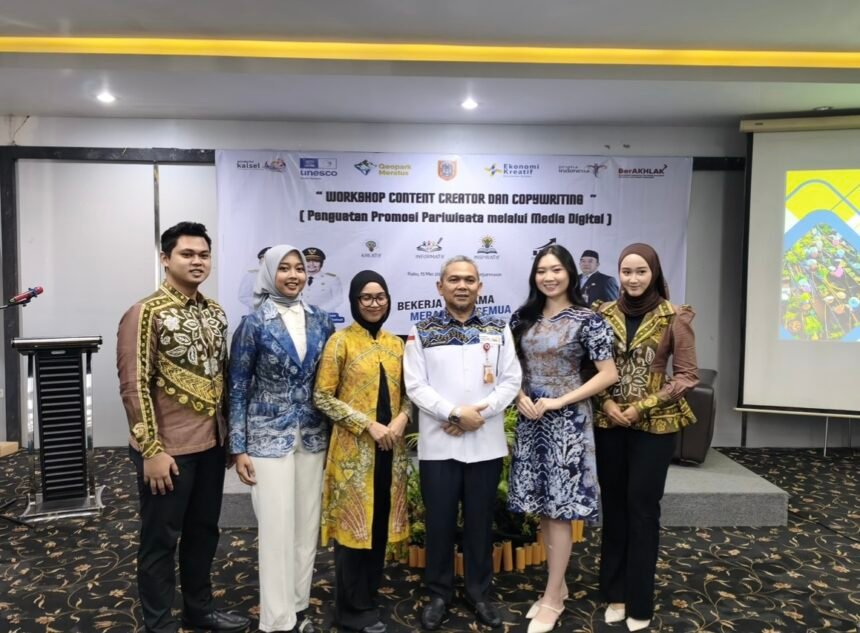 Perkuat Promosi Pariwisata Banua, Dispar Kalsel Gelar Workshop Copywriting dan Konten Digital