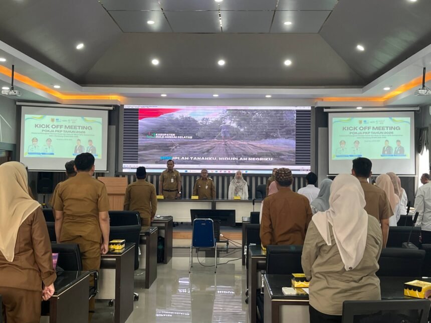 Pemprov Kalsel Perkuat Sinergi Penanganan Kawasan Kumuh dan Sanitasi Lewat Kick Off Meeting Pokja PKP 2026