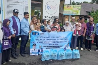 Dinsos Kalsel dan TP Posyandu Salurkan 975 Paket PMT Ibu dan Anak ke 13 Kabupaten/Kota