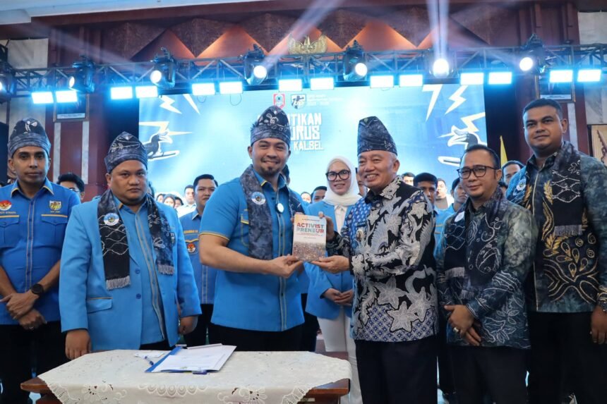 Hadiri Pelantikan, Gubernur Kalsel Dorong KNPI Kalsel Jadi Mitra Strategis Pembangunan Daerah