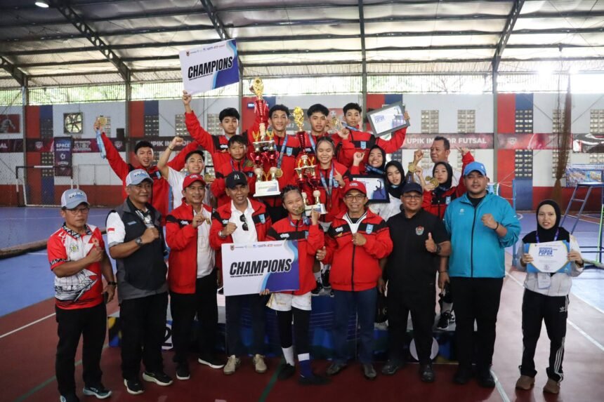 HSS Sapu Bersih Emas Sepak Takraw POPDA Kalsel 2026