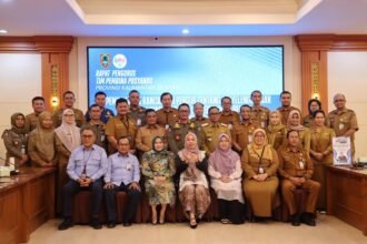 Rakor Rancangan Pergub Penyelenggaraan Posyandu Wasaka 6 SPM, Ketua TP Posyandu Provinsi Kalsel Perkuat Tata Kelola Pelayanan Dasar Berbasis Keluarga dan Masyarakat