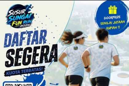 Susur Sungai Fun Run 2026 Hadirkan Kategori Pelajar hingga Master