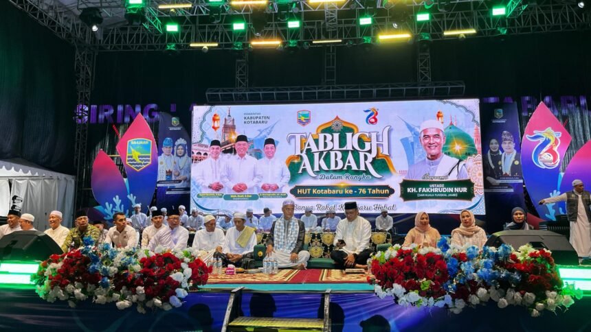 Pemkab Kotabaru Gelar Tabligh Akbar Dalam Rangka Harjad ke-76