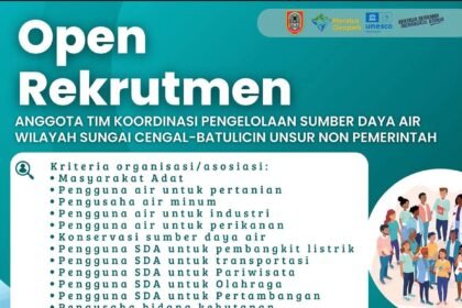 PUPR Kalsel Buka Rekrutmen Anggota TKPSDA WS Cengal–Batulicin Unsur Non Pemerintah