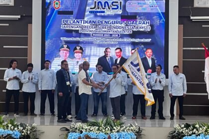 Pemkab Kotabaru Hadiri Pelantikan JMSI Kalsel 2026–2031 Dukung Penguatan Media Siber