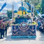 Tampil memukau,Kontingen Kotabaru ikuti Pawai Ta’aruf MTQ Nasional ke - XXXVII tingkat Provinsi Kalimantan Selatan di Marabahan