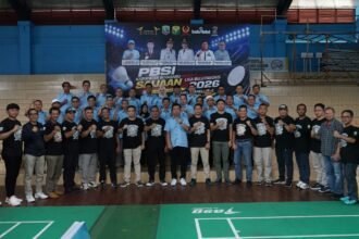 Meriahkan Hari Jadi ke-76 Kabupaten Kotabaru, Saijaan Liga Bulutangkis 2026 Resmi Dibuka