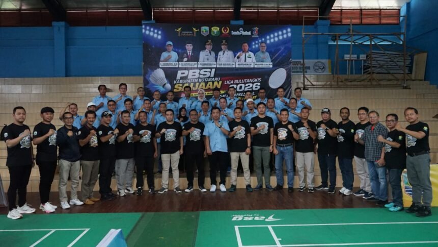 Meriahkan Hari Jadi ke-76 Kabupaten Kotabaru, Saijaan Liga Bulutangkis 2026 Resmi Dibuka