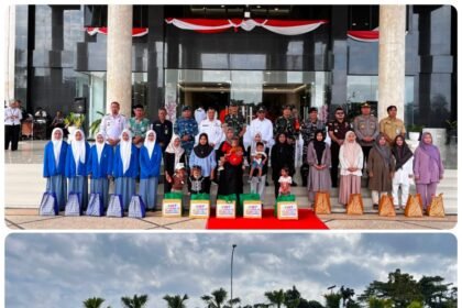Tingkatkan Infrastruktur Desa Tanjung Lalak Selatan,Pemkab Kotabaru Resmi buka TMMD ke 129