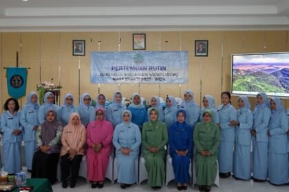 Kunjungan Ke Makodim 1004, GOW Kotabaru Gelar Pertemuan Dan Edukasi Kesehatan Mental