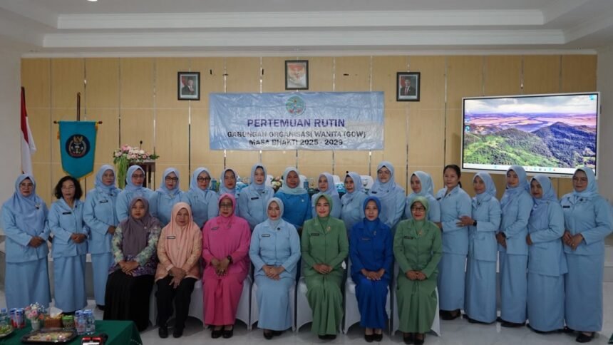 Kunjungan Ke Makodim 1004, GOW Kotabaru Gelar Pertemuan Dan Edukasi Kesehatan Mental
