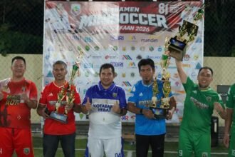 Turnamen Minisoccer HUT RI Ke-81 Antar Instansi di Kotabaru Pererat Kebersamaan