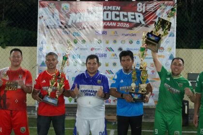 Turnamen Minisoccer HUT RI Ke-81 Antar Instansi di Kotabaru Pererat Kebersamaan