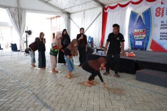 Lomba Estafet Kardus Aksi Merah Putih HUT ke-81 RI, Simbol Gotong Royong dan Kebersamaan