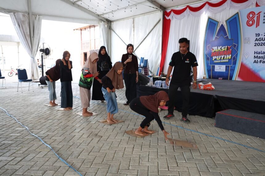 Lomba Estafet Kardus Aksi Merah Putih HUT ke-81 RI, Simbol Gotong Royong dan Kebersamaan