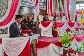 PEMKAB KOTABARU IKUTI PIDATO KENEGARAAN PRESIDEN DALAM RANGKA HUT KE-81 RI