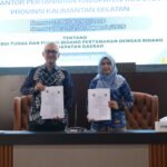 Bapenda dan Kantor Pertanahan Tanah Bumbu Tandatangani Perjanjian Kerja Sama, Bupati Andi Rudi Latif Beri Dukungan