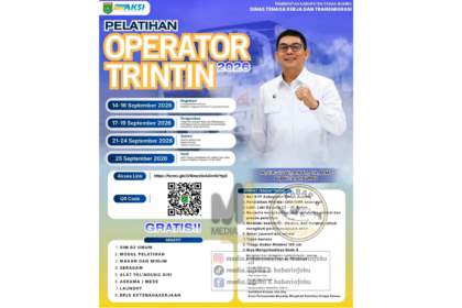 Bupati Andi Rudi Latif Buka Pelatihan Operator Trintin 2026, Gratis!