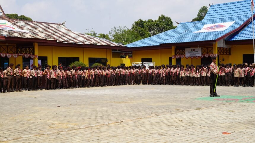 Sebanyak 409 Peserta Ikuti Upacara Kemah Bakti Pelajar Tahun 2026 di Kotabaru