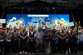 Malam Puncak Hari Pramuka ke-65 di Kotabaru Berlangsung Meriah