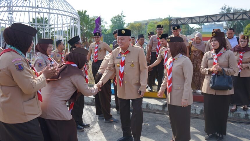 Siring Laut Kotabaru Jadi Lokasi Peringatan Hari Pramuka ke-65 Tingkat Kalsel