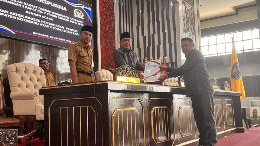 Dua Raperda Strategis Kotabaru Disetujui, Fokus pada Kesehatan dan Tata Kelola BUMD