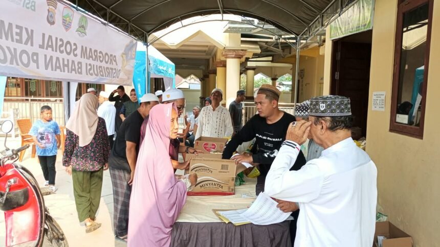 Masjid Jami Baitul Abror Gelar Program Bahan Pokok Murah Dari Jama’ah Untuk Jama’ah